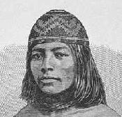Yurok Woman in Contributions to North American Ethnology, Volume III. Washington: Government Printing Office, 1877.